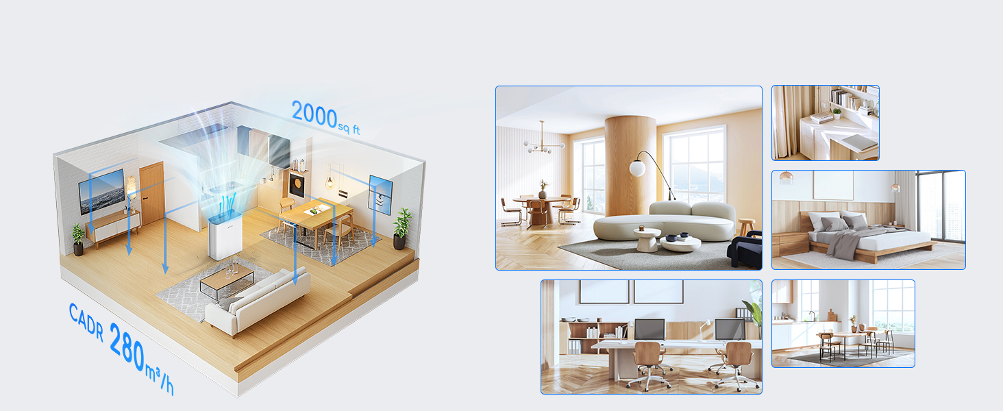 Afloia WiFi smart air purifier
