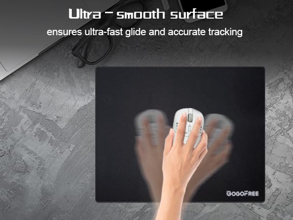 Ultra-Smooth Micro-Etched Surface Mousepad