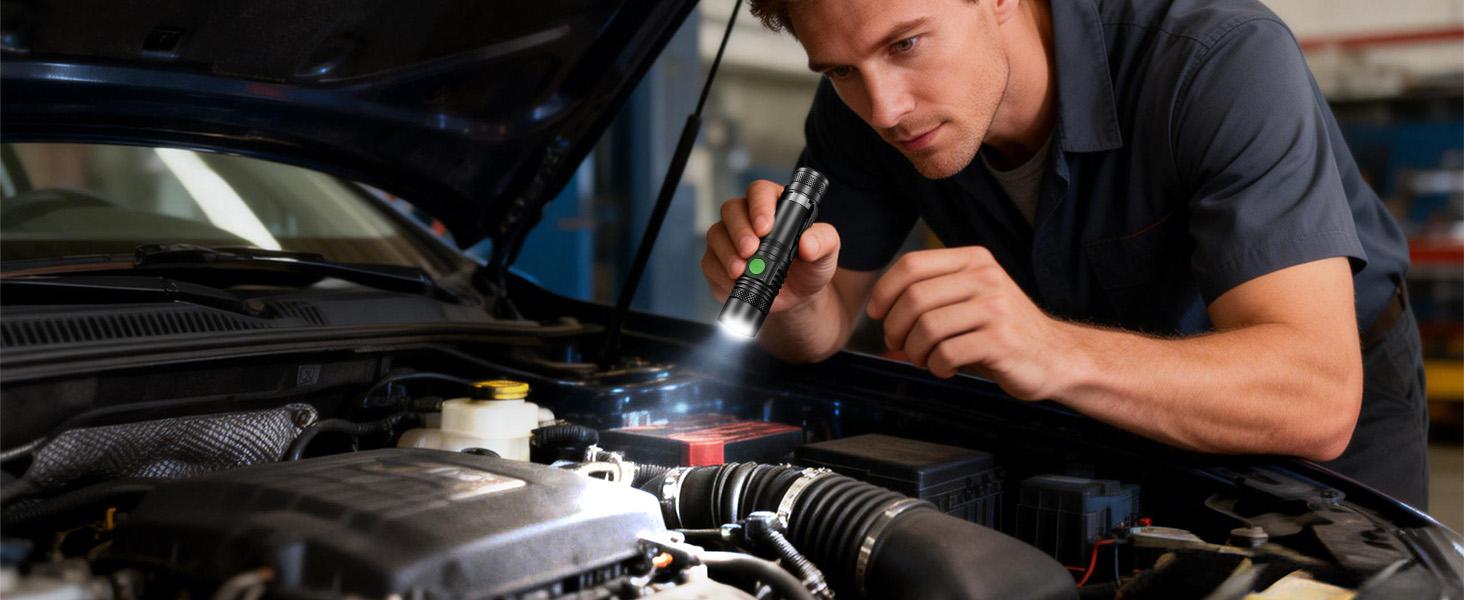 High Lumens Rechargeable LED Flashlight