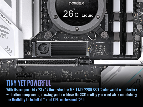 MS-1 M.2 2280 SSD Cooler