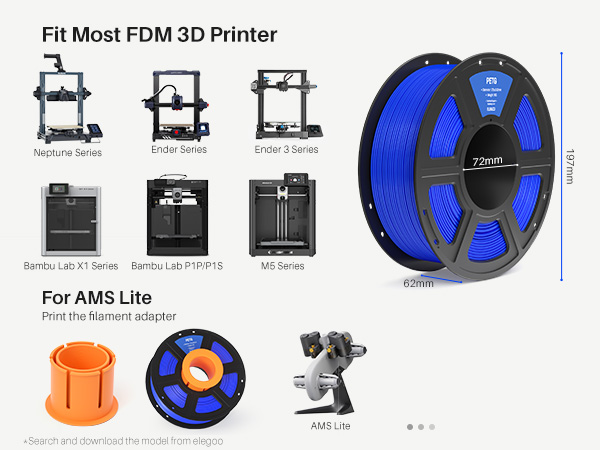 fit for most 1.75mm FDM 3d printers
