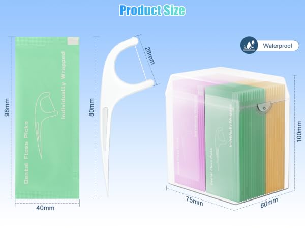 travel tooth floss stick