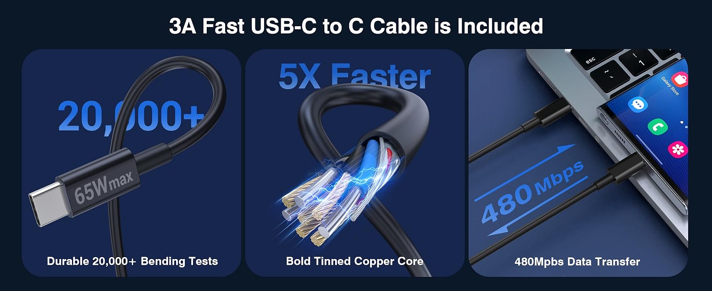 super fast charging cable type c