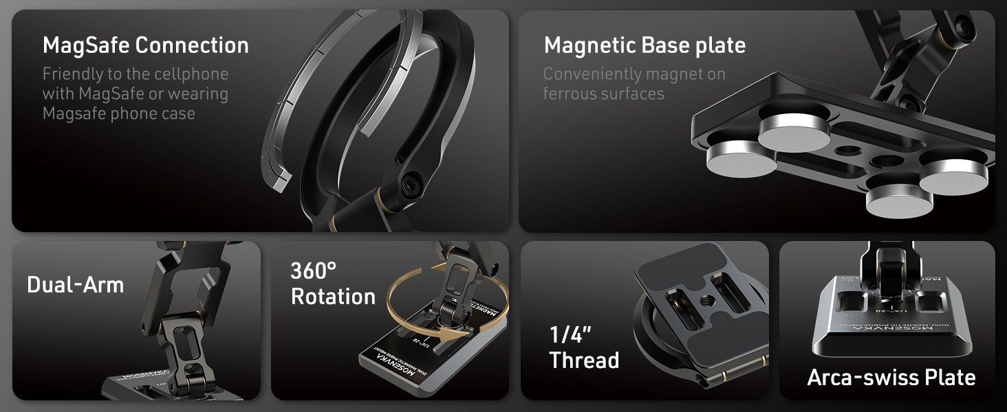 golf cart magnetic phone mount