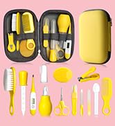 Baby Grooming Kit, Infant Safety Care Set with Hair Brush Comb Nail Clipper Nasal Aspirator,Baby ...
