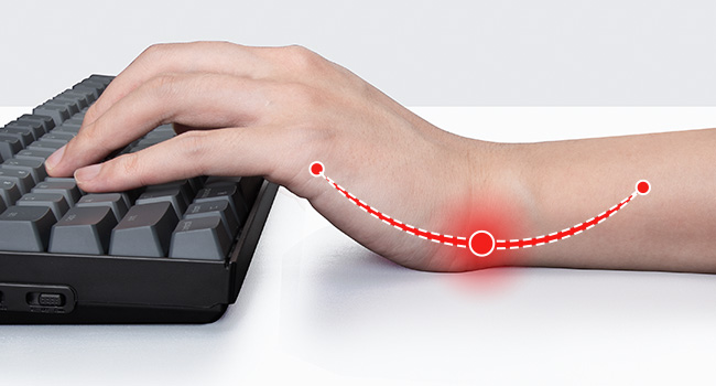 wooden wrist rest for keyboard