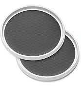 2 Pack, 12-Inch Non-Skid Lazy Susan Organizers - Turntable Rack for Pantry Organization and Stora...