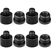 Mic Stand Adapter 3/8 Female to 5/8 Male Microphone Stand Adapter and 5/8 Female to 3/8 Male Mic ...