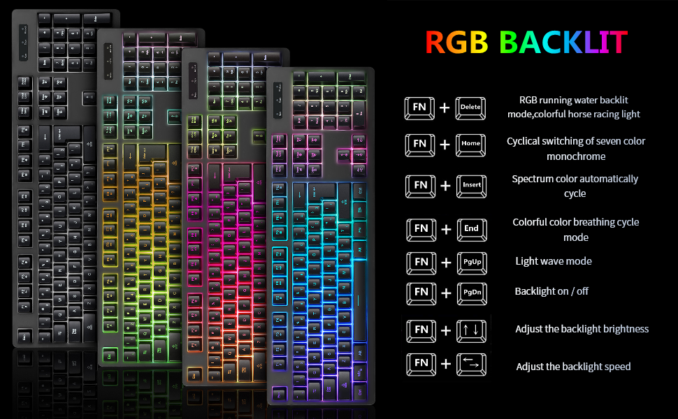 wireless rgb gaming keyboard and mouse