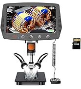 Hayve 9 '' LCD Digital Microscope, 1500X Magnification Coin Microscope with 16MP Camera, Micro So...