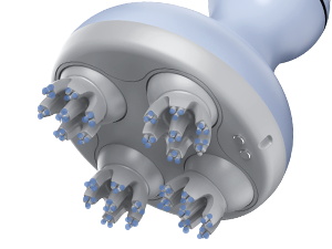 cotsoco Electric Scalp Head Massager with 4 Heads 84 Nodes for Hair Growth and Stress Release