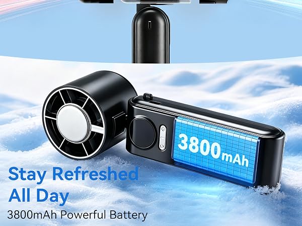 Stay refreshed all day,3800mAh powerful battery