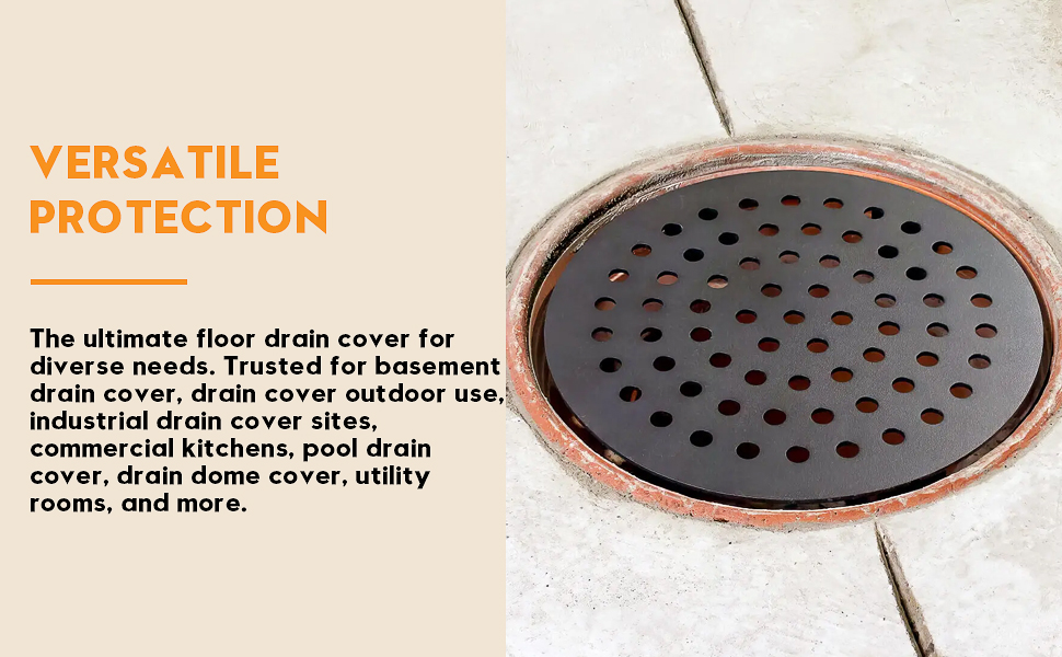 6.5 Inch Cast Iron Drain Covers