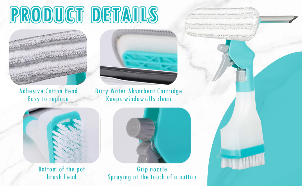 Scraper Brush Spray and Brush