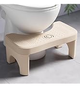 Recximi Toilet Step Stool Squat, Portable Foot Poop Stool for Bathroom Adults, 7 Inch Pooping Sto...