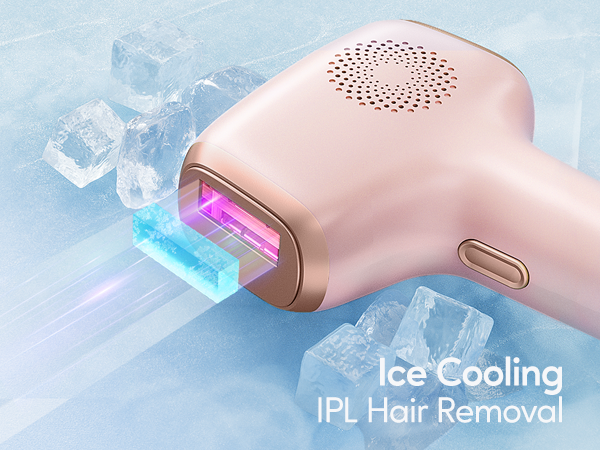 ice cooling machine for hair removal. the device is designed to be used to remove hair from the skin.