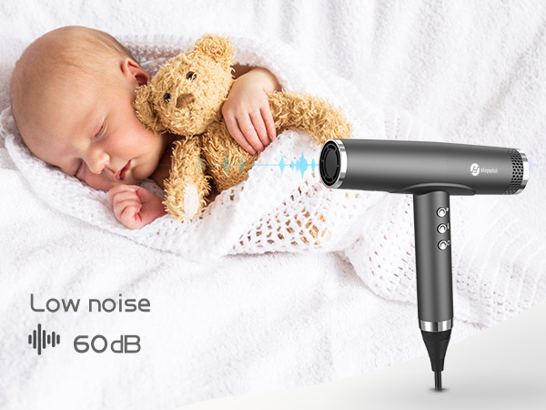 quiet hair dryer low noise