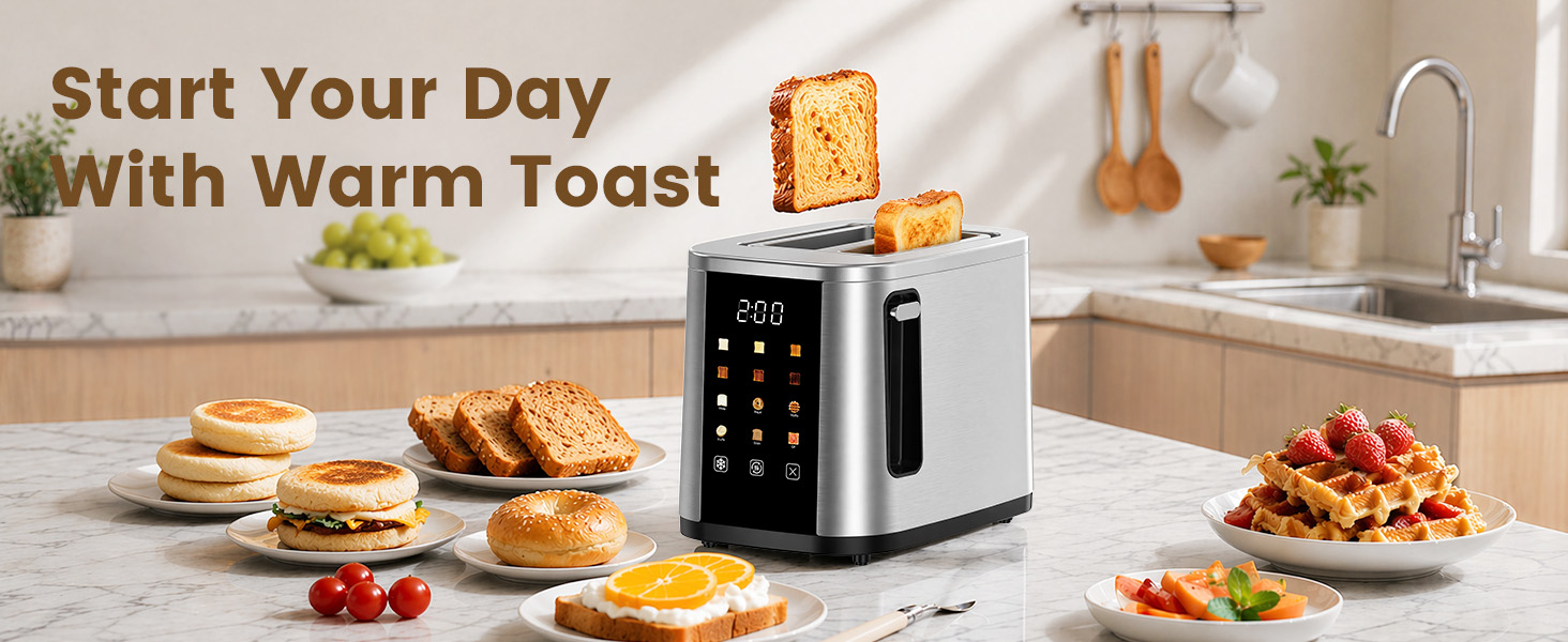 Toasters 2 Slice Wide Slot