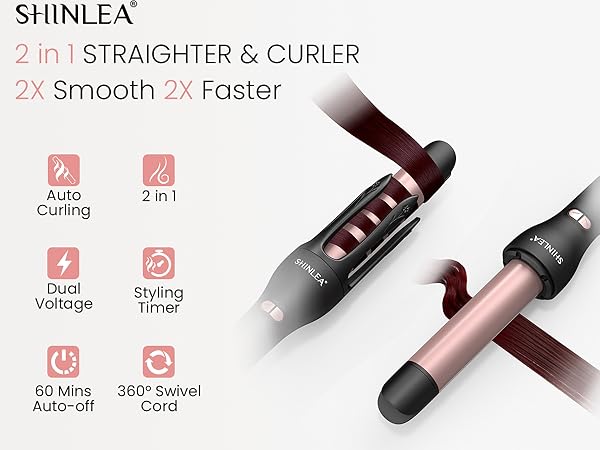 shinlea automatic curling iron