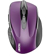 TECKNET Wireless Mouse (2.4G & BT5.0/3.0) Silent Mouse 4800 DPI Computer Mouse 6 Buttons Bluetoot...