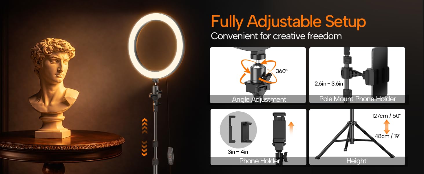 ring light with stand