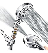 Handheld Shower Head with Filter: INAVAMZ 10 Spray Modes Shower Head High Pressure with ON/OFF Pa...