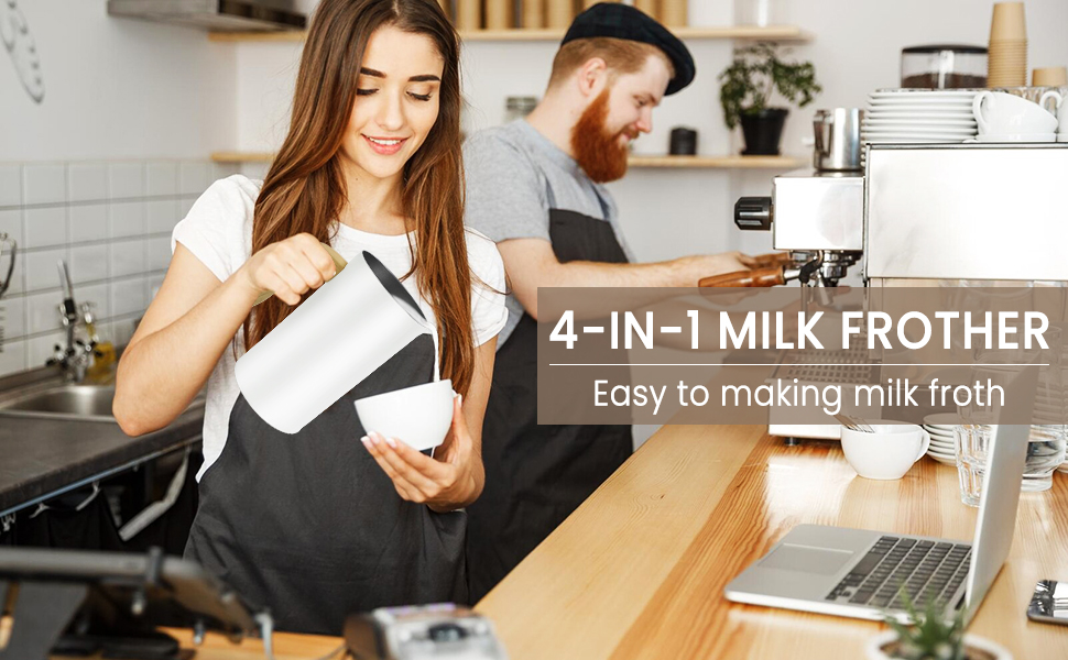 milk frother and steamer