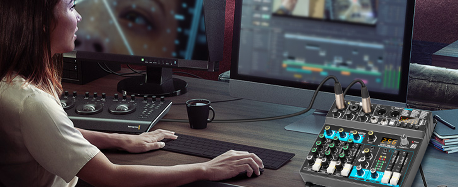 US-BF6 audio mixer