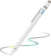Evach Active Stylus Digital Pen with Ultra Fine Tip Stylus for iPad iPhone Samsung Tablets, Compa...