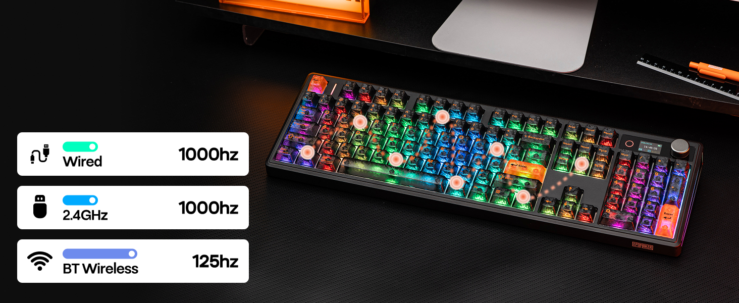 TH108 V2 PRO Wireless Gaming Keyboard