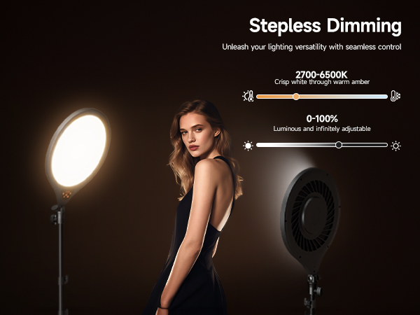 led ring light with stand