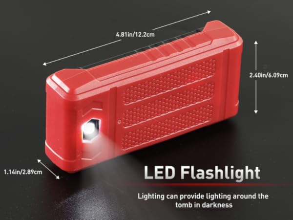 LED Flashlight Lighting can provide lighting around the tomb in darkness