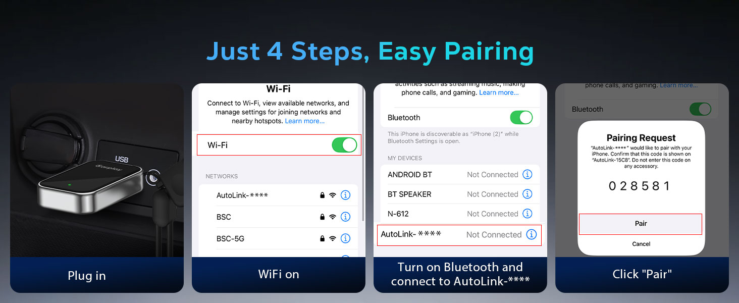usb carplay wireless adapter