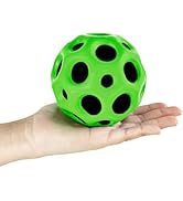 Luckana 10cm Moon Space Balls, Hyper Bouncy High Bounce Ball for Kids &amp; Adults, Extreme Bouncing ...