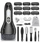 Electric Callus Remover for Feet,Rechargeable Electronic Foot File Pedicure Tools,Professional Wa...