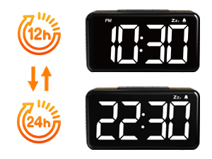 12 Hrs / 24 Hrs switchable