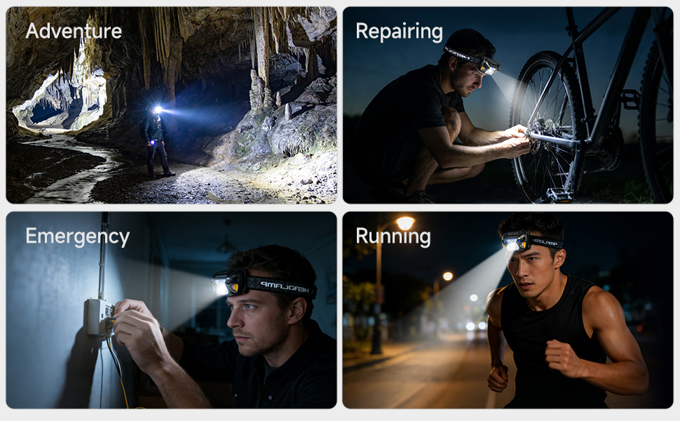This Headlamp Is Ideal For Exploration, Repairs, Emergencies, Running And More.