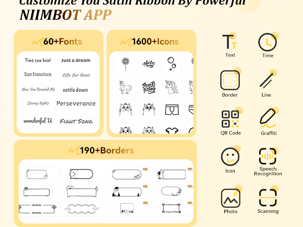 Portable N1 Thermal Transfer Label Maker Machine with Tape