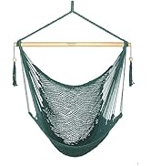 JoyView Hammock Chair with Spreader Bar Caribbean Hammock Swing Chair 300 LBS Weight Capacity XL ...