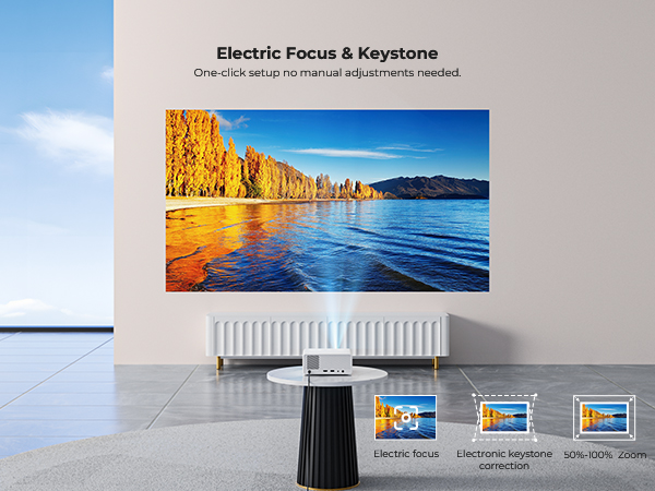 Smart Projector(Electric Focus&amp;amp;Keystone) - A+ 04