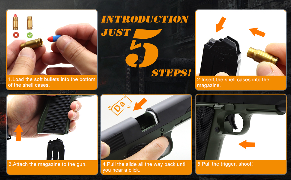 soft bullet fake gun