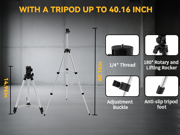 laser level tripod