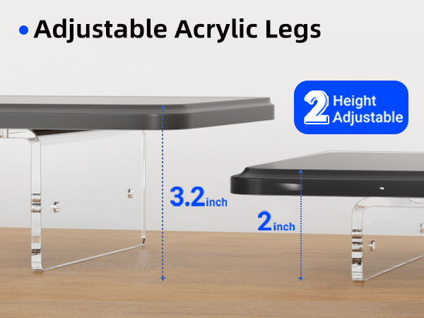 Two heights are available