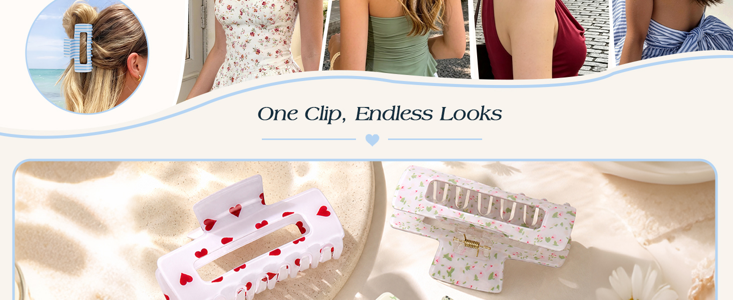 large hair clips for women