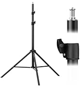 K&amp;F CONCEPT Light Stand for Photography, 9.1ft/2.8M Portable Extendable Photo Video Tripod Stand,...
