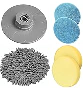 Sweepulire Scouring Pad &amp; Replaceable Chenille Mop Brush Heads for Sweepulire Cleaning Brushes