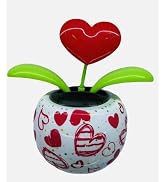 Solar Dance Flower, Solar Powered Dancing Flower | Desk, Window, Or Car Decoration Gift | Fun Swi...