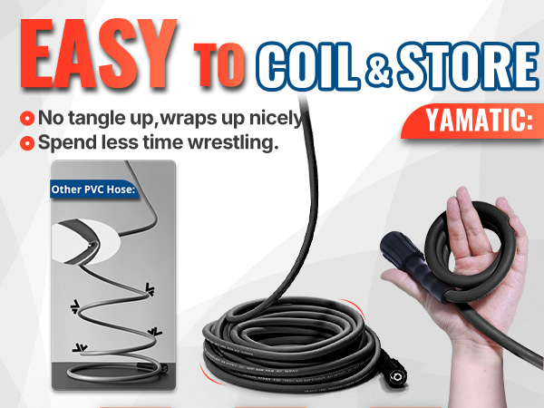kink resistant pressure washer hose