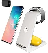 Wireless Charger for Samsung,3 in 1 Wireless Charging Station for Multiple Devices Samsung Androi...