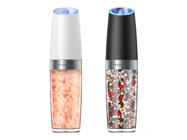 Gravity Electric Salt and Pepper Grinder Set